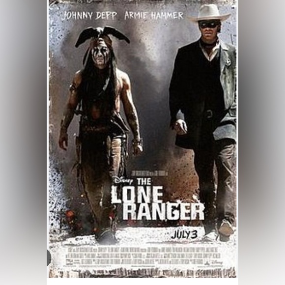 Disney The Lone Ranger Shirt Mens Small Kids XL Johnny Depp Tonto Graphic Y2K - Picture 9 of 9